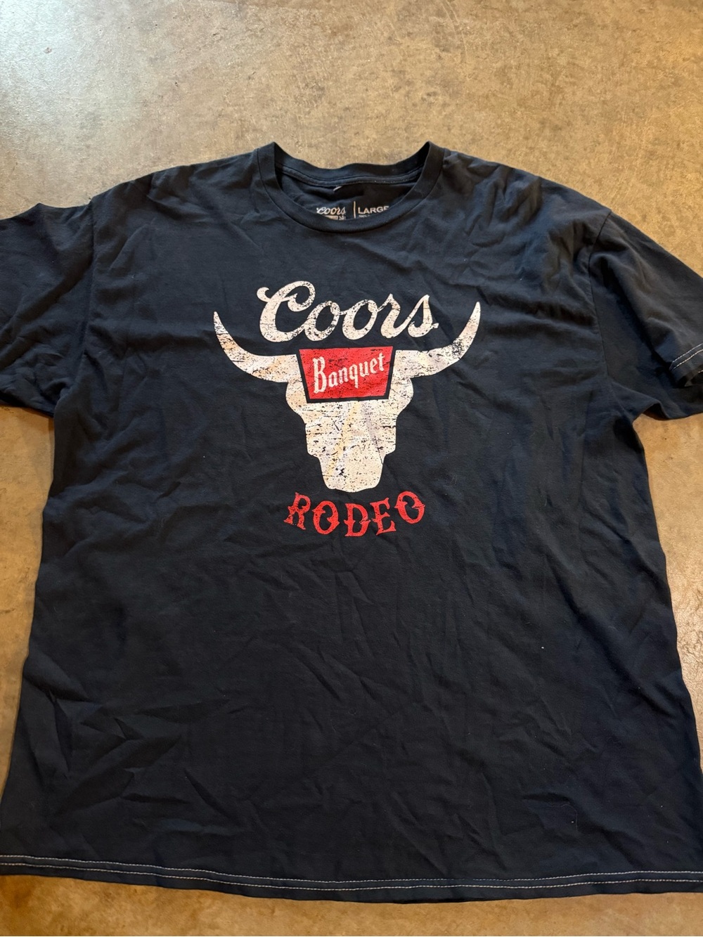 Coors Rodeo Graphic T-Shirt - Women - Navy